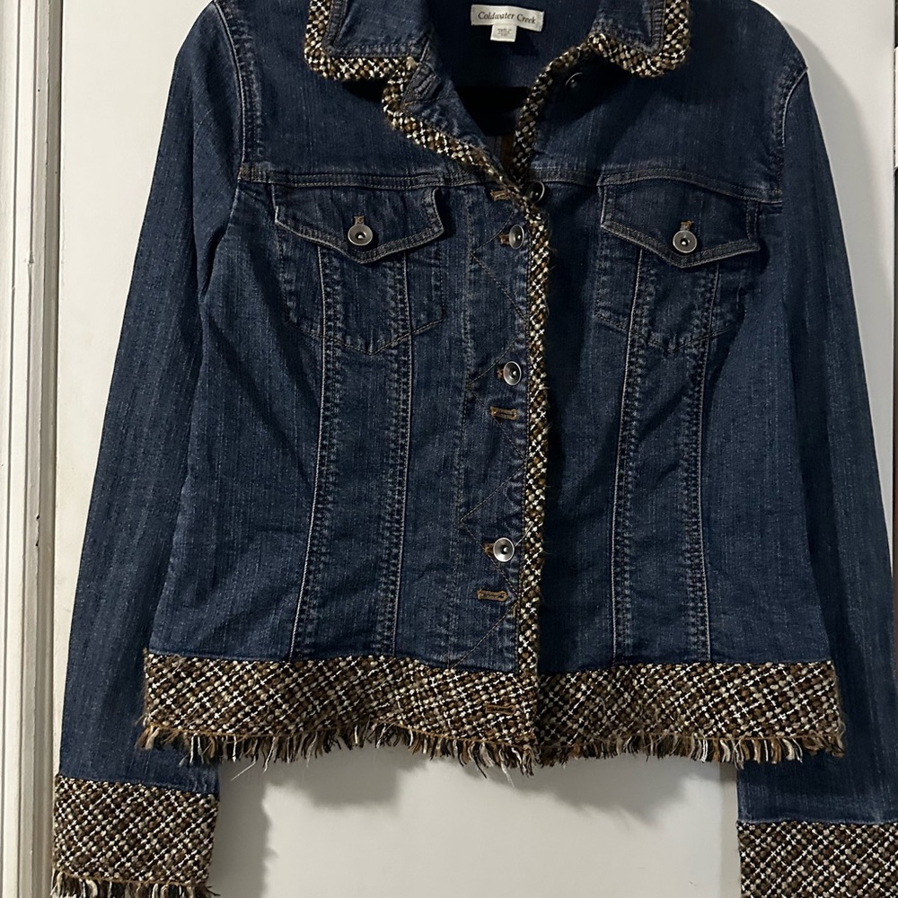 Coldwater Creek Blue Denim Jacket